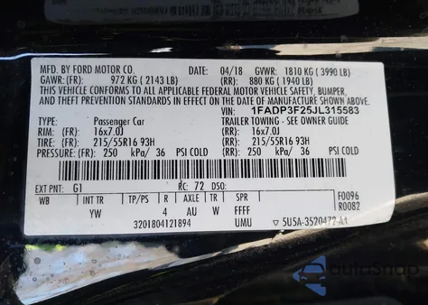 2018 Ford Focus Se from USA, damaged, VIN 1FADP3F25JL315583